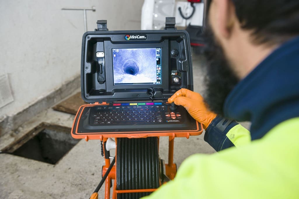 inspeccion de tuberias con camara